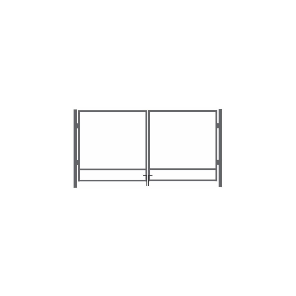 Autovärava raam 1450x5000mm Kuumtsink