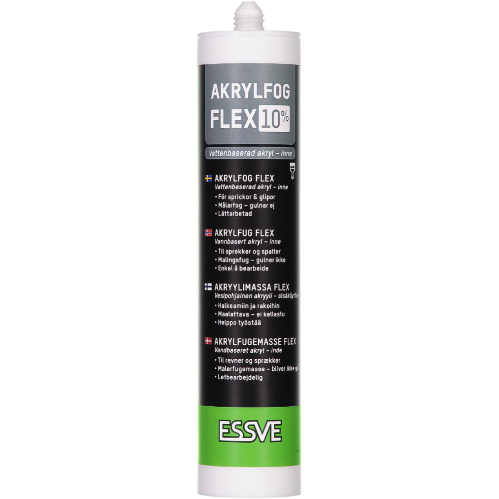 Essve AKRYL FLEX 10% - MAALRIHERMEETIK. MAX 8 MM VUUK