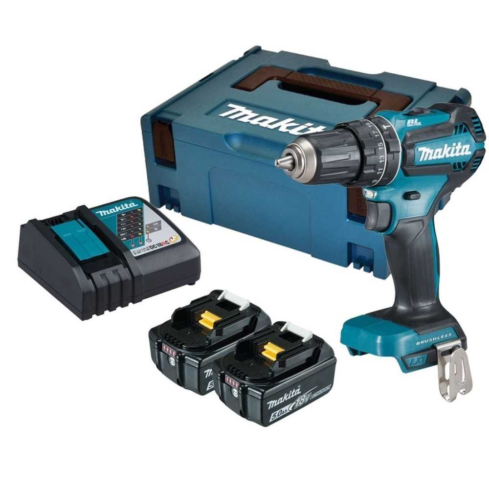 Makita Löögiga akutrell DHP485RTJ