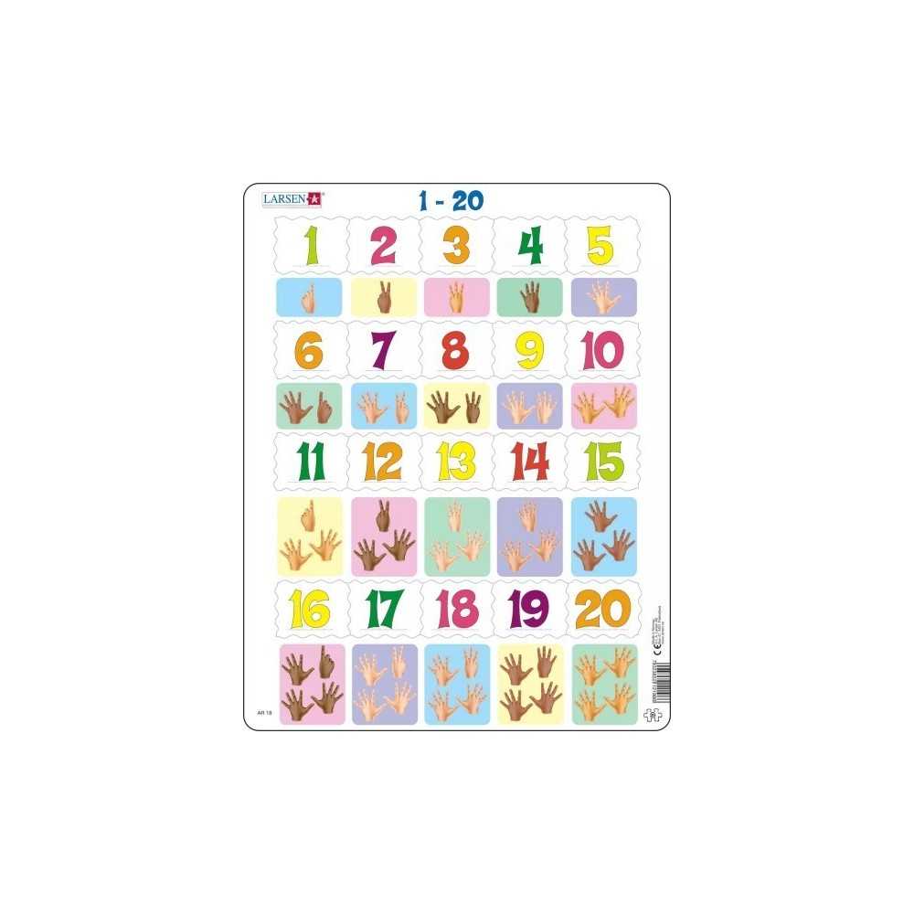 Puzzle matemaatiline 1-20 AR18