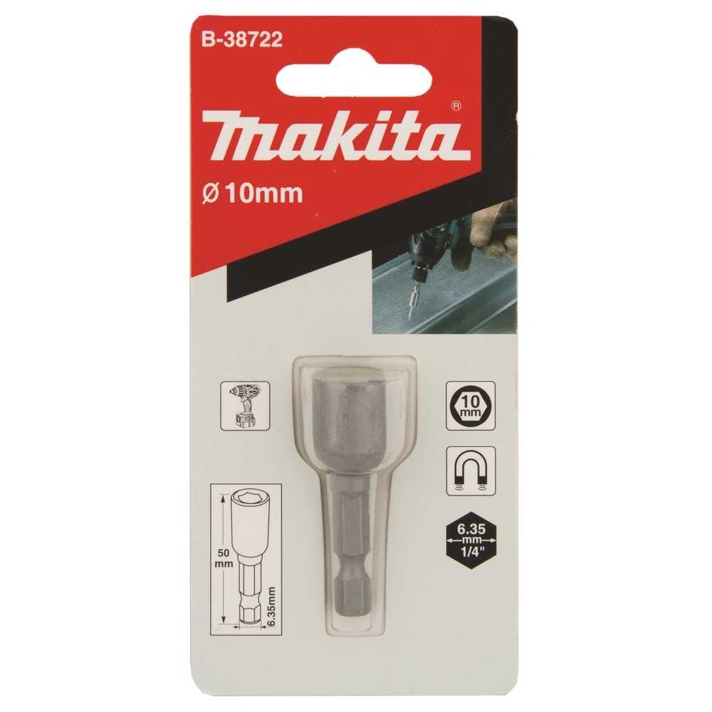 MAKITA PADRUN 1/4" 10x50mm MAGNETIGA B-38722