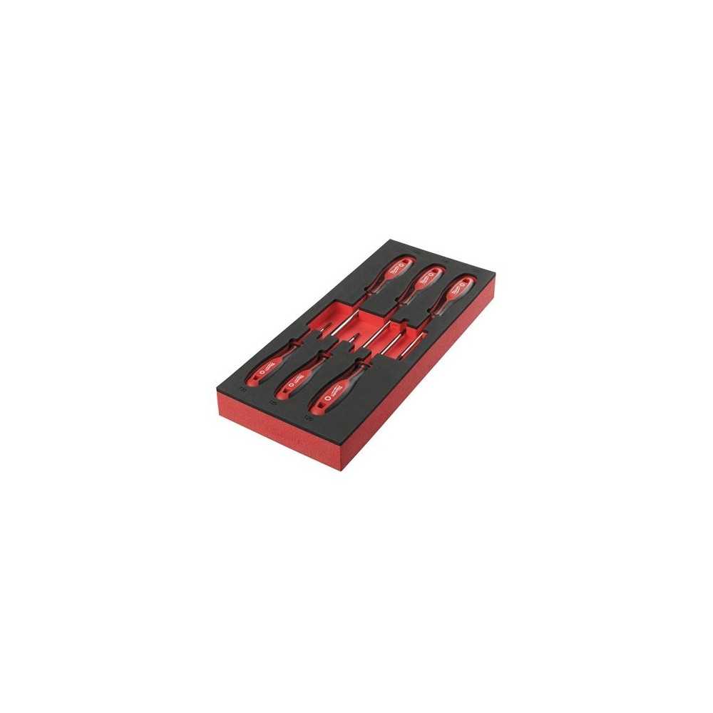 SCREWDRIVER TX SET 2 FOAM INSERT - 6 PC