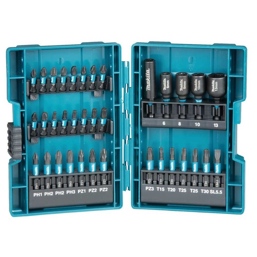 Makita 35 OSALINE OTSIKUTE KMPL. IMPACT BLACK B-66880