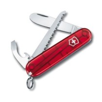 My first Victorinox, punane läbipaistev