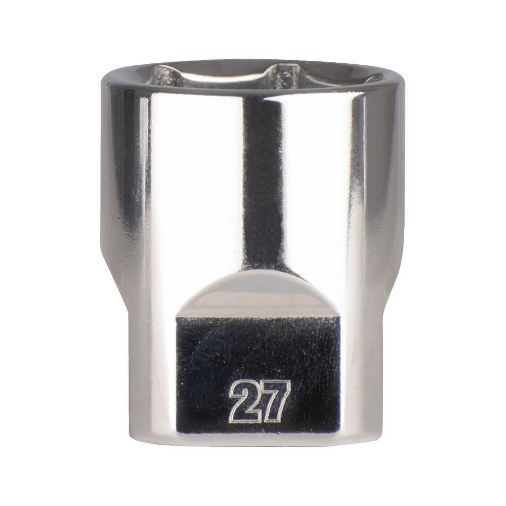 1/2 DRIVE SOCKET METRIC STANDARD - 27 MM