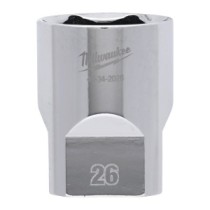 1/2 DRIVE SOCKET METRIC STANDARD - 26 MM