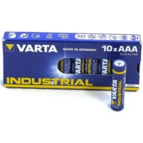 Varta industrial AAA LR03 patarei alkaline 10tk ERIPAKKUMINE