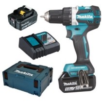 Makita akutrell DDF484RTJ komplekt 2x5,0Ah