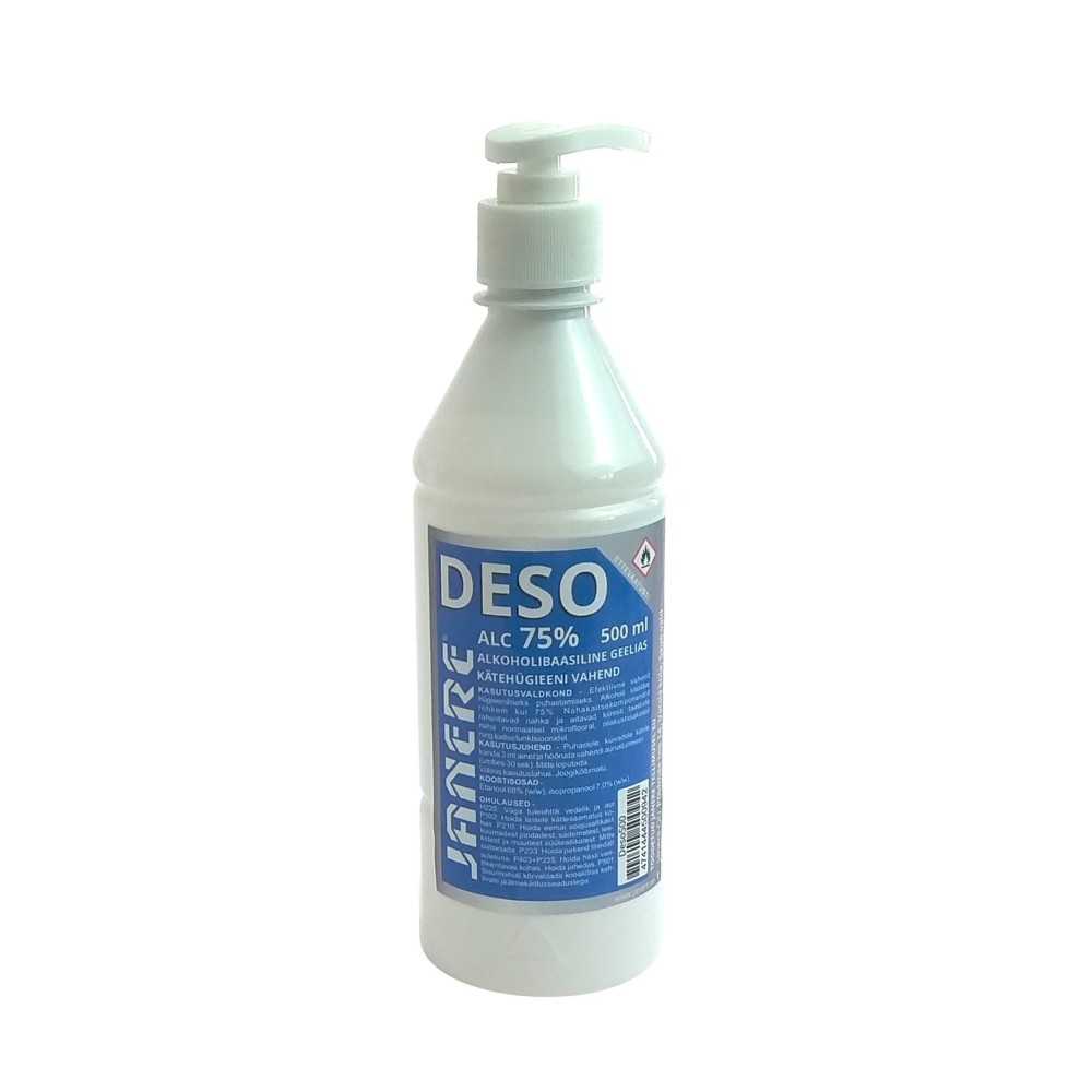 Käte desovahend gel 75%alc 500ml