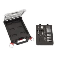 1/4" METRIC 28 PC RATCHET & SOCKET PACKOUT SET
