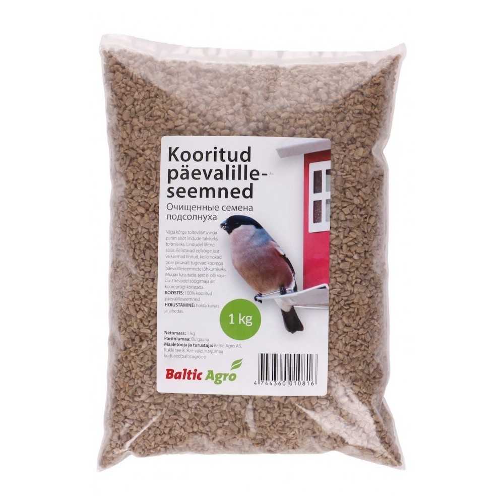 Kooritud päevalilleseemned 1 kg