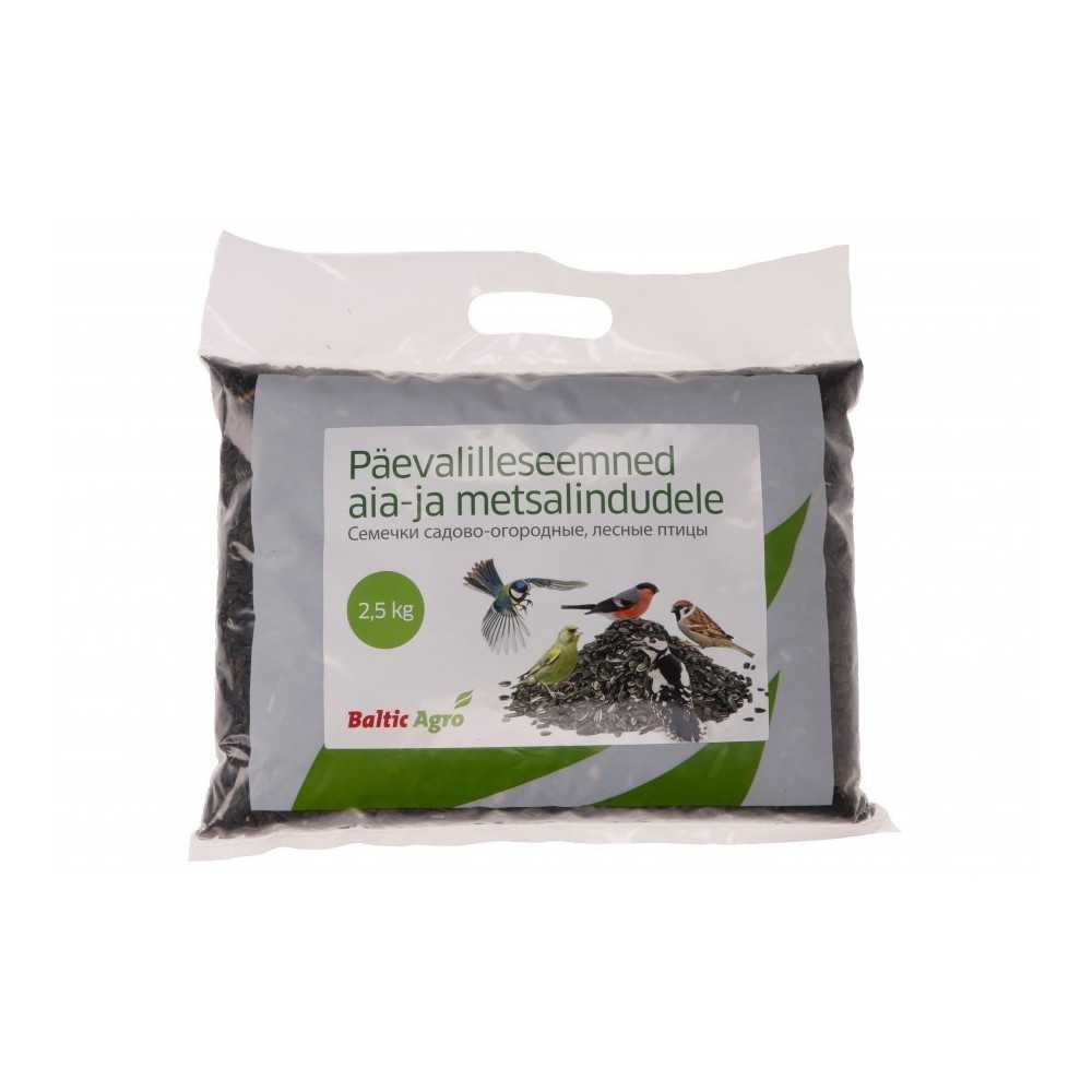 Päevalilleseemned aia- ja metsalindudele 2,5 kg