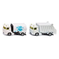 Municipal Set Road sweeper + garbage truck