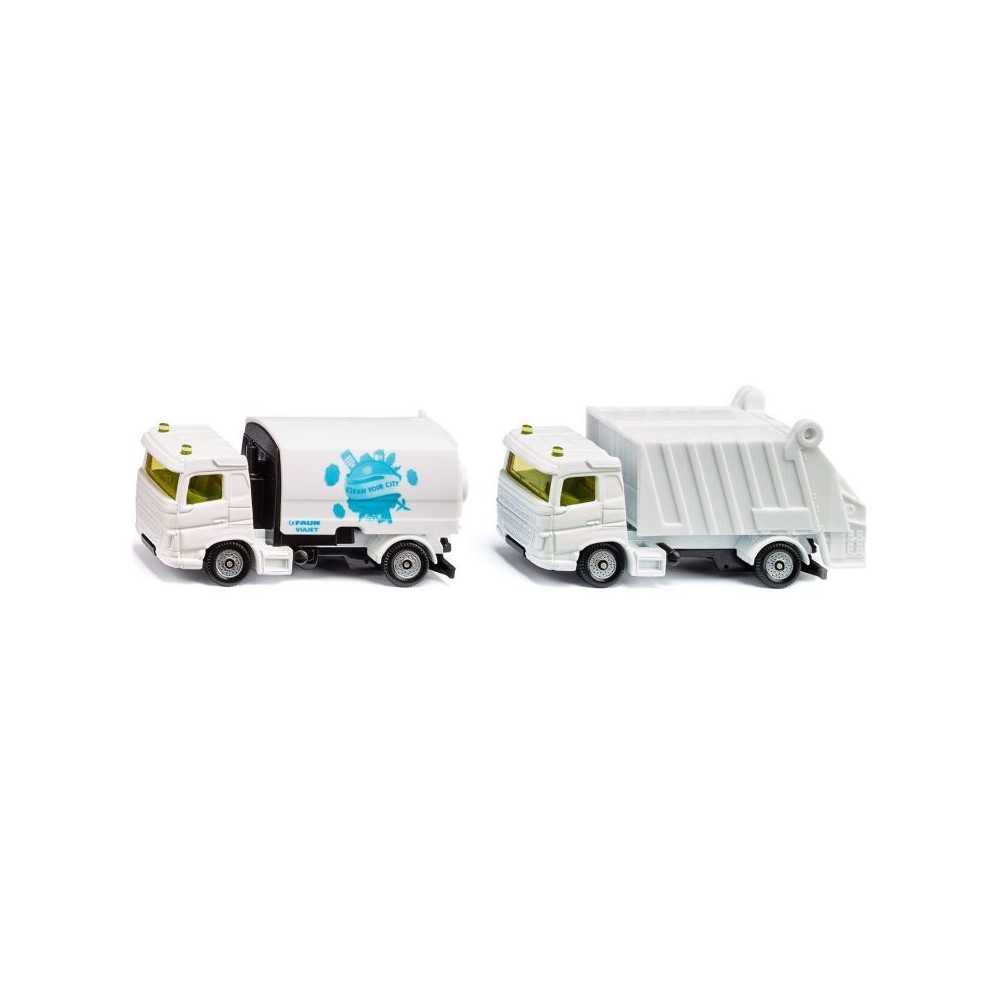 Municipal Set Road sweeper + garbage truck