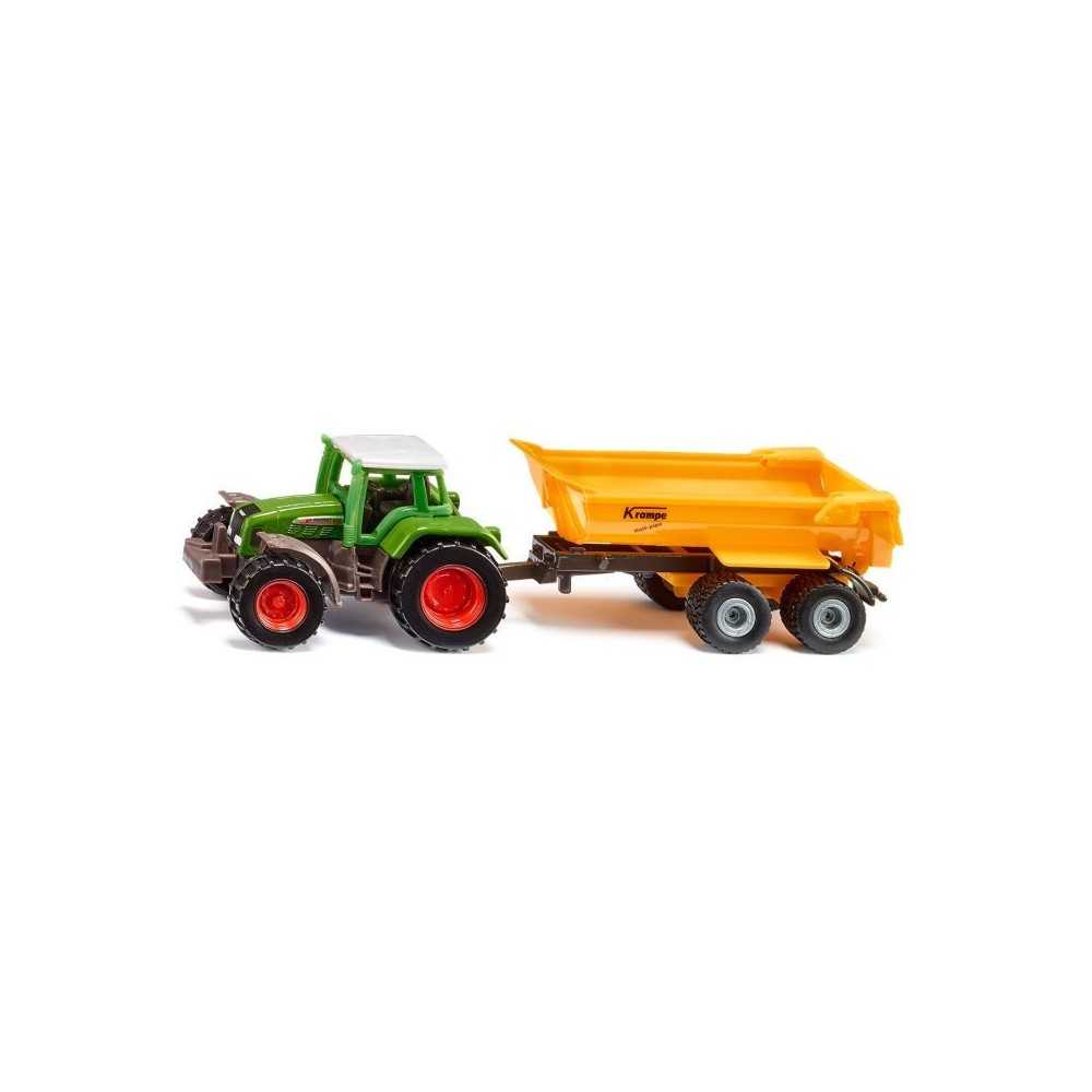 Fendt with Krampe tipping trailer