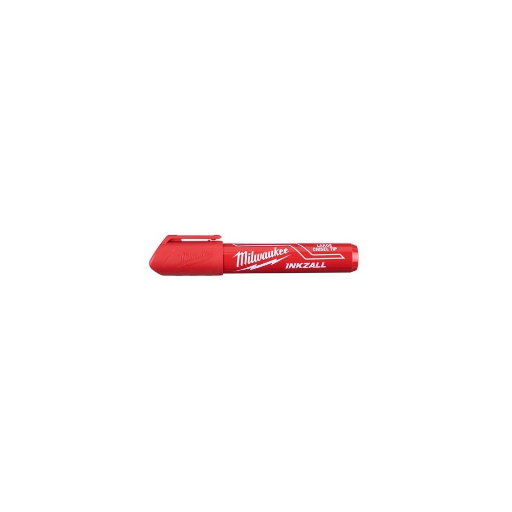 MARKER L CHISEL TIP RED CD