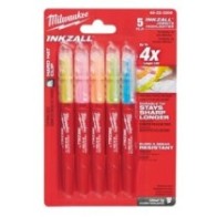 HIGHLIGHTERS INKZALL COLORED 5P
