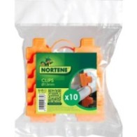 Kinnitusklambrid PVC kaartele 13mm oranž 10 tk/pk