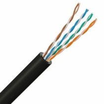 CAT 5E Hikvision UTP PVC välikaabel must 1jm