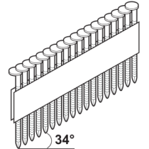 PÜSTOLINAEL ESSVE 34°. O-PEA. KAMM. M-FUSION 3,1x90 C4 karp 1240tk art 772707