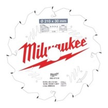 Saeketas puidule Milwaukee, 210x30x2,4 mm, Z16, 15°