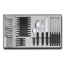 Swiss Modern Table Set, 24 pcs., black