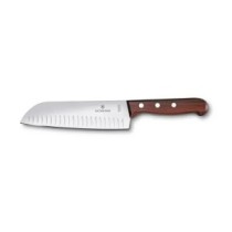 Santoku, fluted edge, 17 cm, wood, gift box