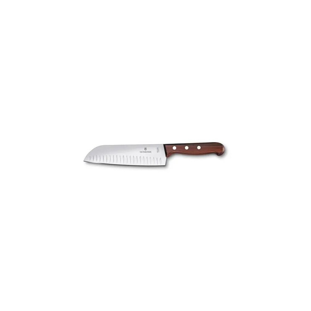 Santoku, fluted edge, 17 cm, wood, gift box