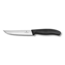 Steak knife, 12 cm, black