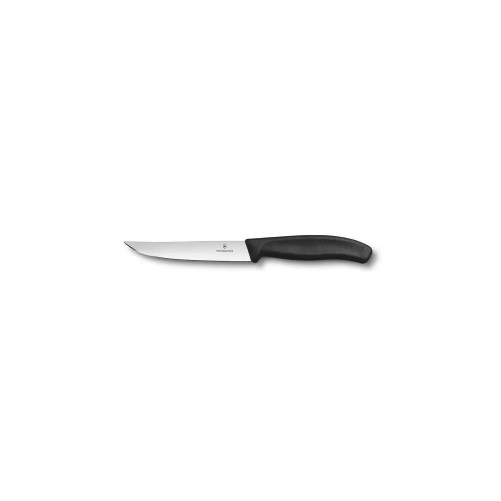 Steak knife, 12 cm, black