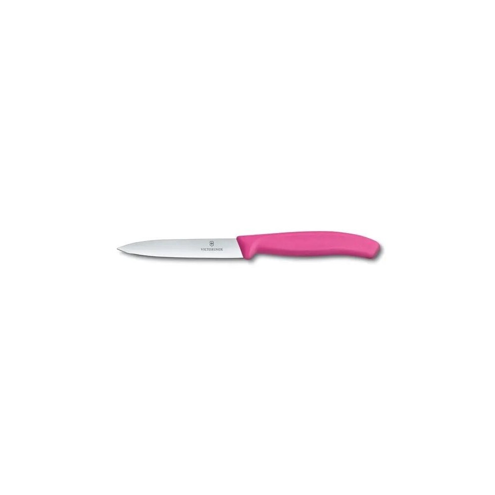 Paring knife, 10 cm, pink