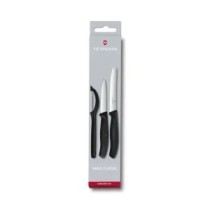 Paring knife set, 3 pcs., black