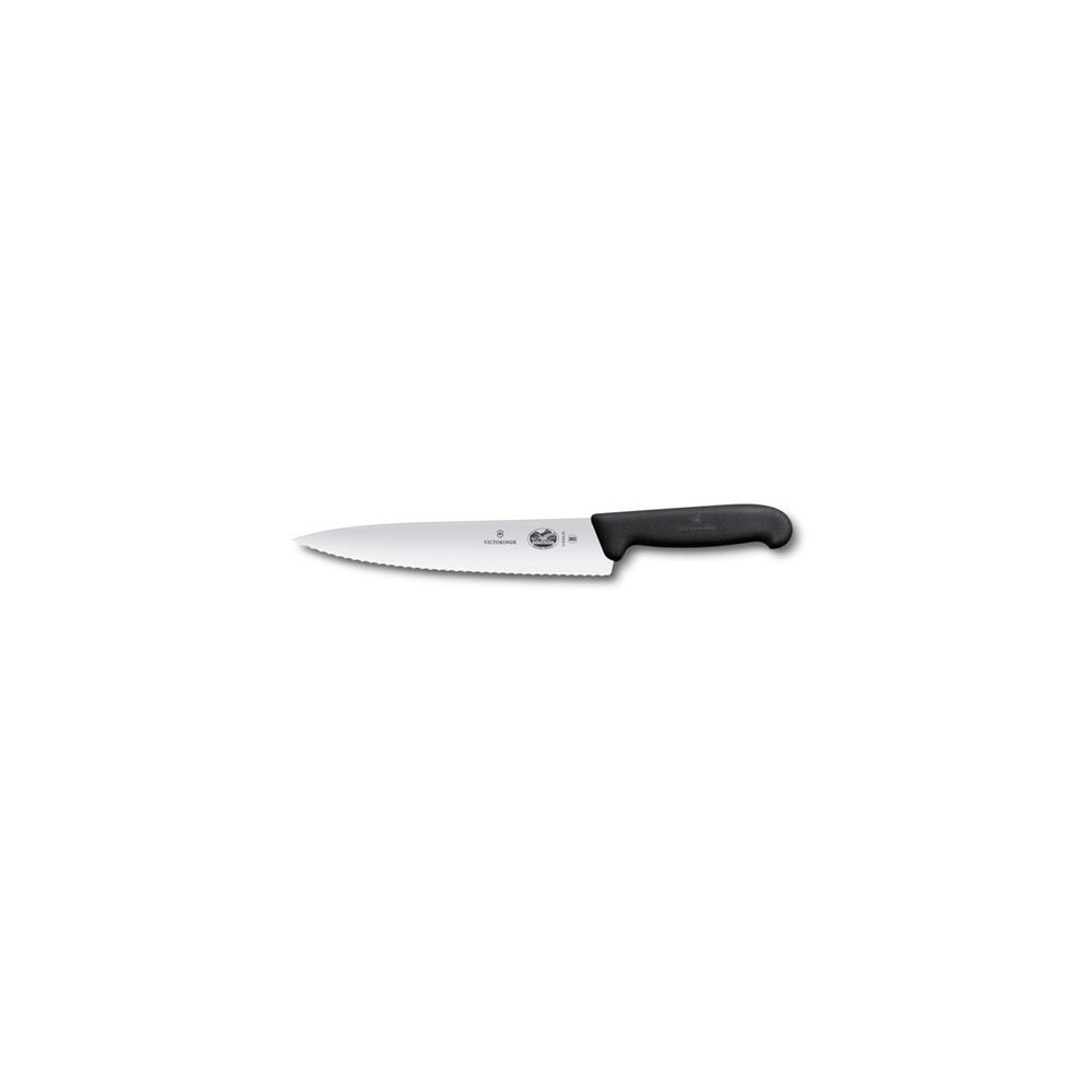 Chef’s knife, wavy edge, 22 cm, Fibrox