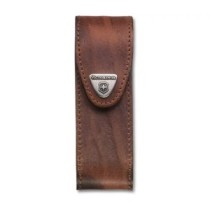 Belt pouch, leather, brown