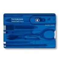 SwissCard Classic, blue transparent