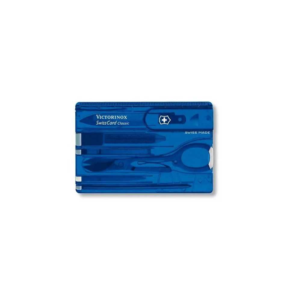 SwissCard Classic, blue transparent