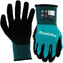 Uued Makita töökindad hingavast FitKnit materjalist nitriilkattega suurus L/9 P-84698